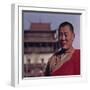 View of Mongolian lama-Werner Forman-Framed Giclee Print