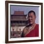 View of Mongolian lama-Werner Forman-Framed Giclee Print