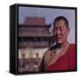 View of Mongolian lama-Werner Forman-Framed Stretched Canvas