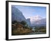 View of Mont Blanc - Karl Friedrich Schinkel (1781-1841). Oil on Canvas, 1813. Dimension : 37,5X42-Karl Friedrich Schinkel-Framed Giclee Print