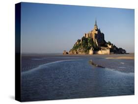 View of Mont Saint-Michel, Normandy, France-David Barnes-Stretched Canvas