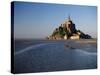 View of Mont Saint-Michel, Normandy, France-David Barnes-Stretched Canvas