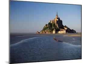 View of Mont Saint-Michel, Normandy, France-David Barnes-Mounted Premium Photographic Print