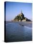 View of Mont Saint-Michel, Normandy, France-David Barnes-Stretched Canvas