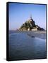 View of Mont Saint-Michel, Normandy, France-David Barnes-Framed Stretched Canvas