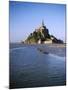 View of Mont Saint-Michel, Normandy, France-David Barnes-Mounted Premium Photographic Print