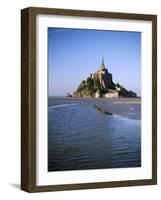 View of Mont Saint-Michel, Normandy, France-David Barnes-Framed Photographic Print