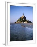 View of Mont Saint-Michel, Normandy, France-David Barnes-Framed Photographic Print