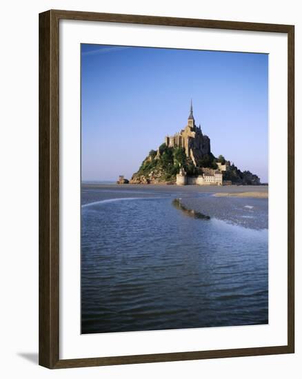 View of Mont Saint-Michel, Normandy, France-David Barnes-Framed Photographic Print