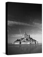 View of Mont Saint-Michel, Normandy, France-David Barnes-Stretched Canvas