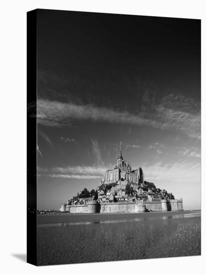 View of Mont Saint-Michel, Normandy, France-David Barnes-Stretched Canvas