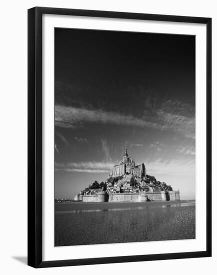 View of Mont Saint-Michel, Normandy, France-David Barnes-Framed Premium Photographic Print