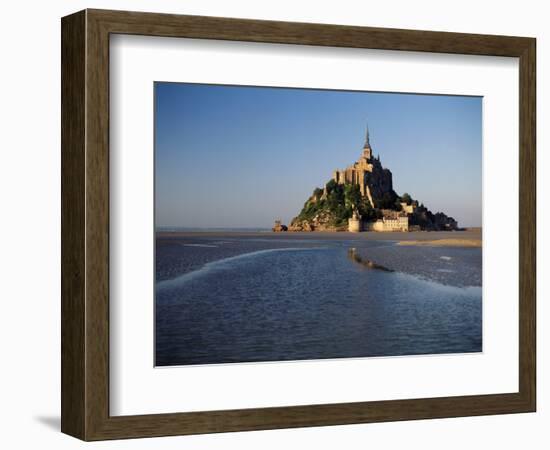 View of Mont Saint-Michel, Normandy, France-David Barnes-Framed Photographic Print