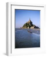 View of Mont Saint-Michel, Normandy, France-David Barnes-Framed Photographic Print