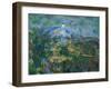 View of Montagne Sainte-Victoire from Lauves, 1904-06-Paul Cezanne-Framed Giclee Print
