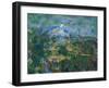 View of Montagne Sainte-Victoire from Lauves, 1904-06-Paul Cezanne-Framed Giclee Print