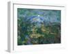 View of Montagne Sainte-Victoire from Lauves, 1904-06-Paul Cezanne-Framed Giclee Print