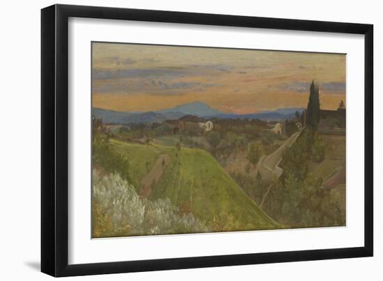 View of Monte Amiata, Tuscany, C.1880-Giovanni Costa-Framed Giclee Print