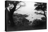 View of Monterey Bay from 17 Mile Drive - Carmel, CA-Lantern Press-Stretched Canvas