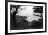 View of Monterey Bay from 17 Mile Drive - Carmel, CA-Lantern Press-Framed Art Print