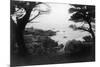 View of Monterey Bay from 17 Mile Drive - Carmel, CA-Lantern Press-Mounted Art Print