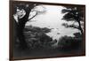 View of Monterey Bay from 17 Mile Drive - Carmel, CA-Lantern Press-Framed Art Print