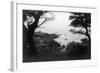 View of Monterey Bay from 17 Mile Drive - Carmel, CA-Lantern Press-Framed Art Print