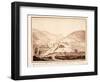 View of Montioni, Taken from the Middle of the Vine, 1812-Salomon Guillaume Counis-Framed Giclee Print