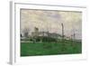 View of Montmartre from the Cité Des Fleurs, 1869-Alfred Sisley-Framed Giclee Print