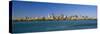 View of Montreal Skyline and the Saint Lawrence River with Mount Royal, Montreal, Quebec, Canada-null-Stretched Canvas