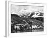 View of Montreux, on Lake Geneva, Switzerland, January 1959-null-Framed Photographic Print