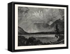 View of Moore's Lake, Utah, United States of America-null-Framed Stretched Canvas