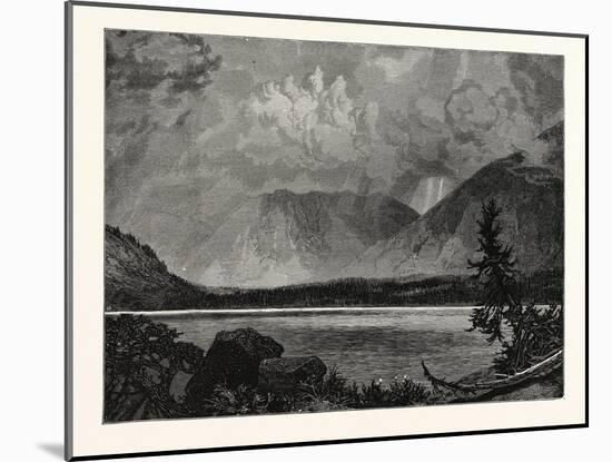 View of Moore's Lake, Utah, United States of America-null-Mounted Giclee Print