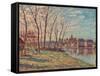 View of Moret, 1889-Alfred Sisley-Framed Stretched Canvas