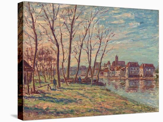 View of Moret, 1889-Alfred Sisley-Stretched Canvas