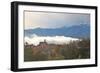 View of Morning Mist and Arboussols-David Lomax-Framed Photographic Print