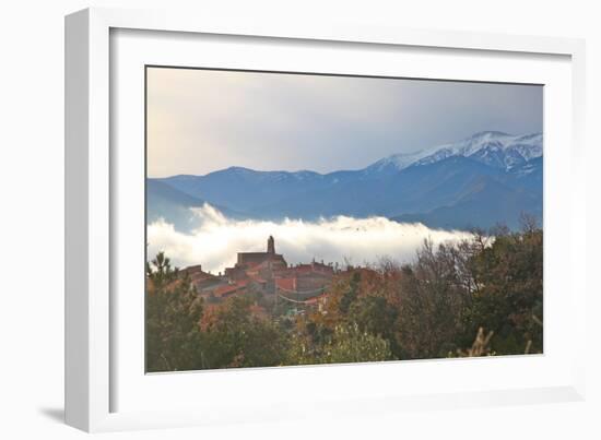 View of Morning Mist and Arboussols-David Lomax-Framed Photographic Print