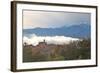 View of Morning Mist and Arboussols-David Lomax-Framed Photographic Print