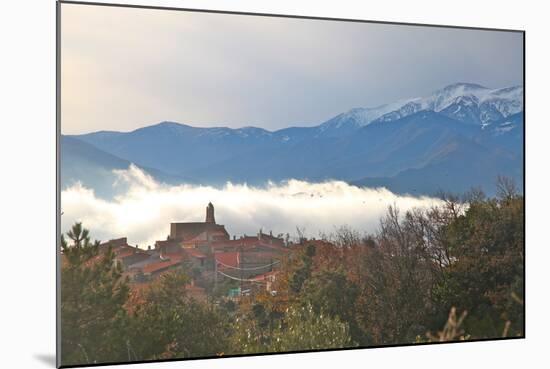 View of Morning Mist and Arboussols-David Lomax-Mounted Photographic Print