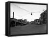 View of Morril Avenue - Sidney, MT-Lantern Press-Framed Stretched Canvas