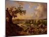 View of Moscow from the Sparrow Hills, 1837-Johann Nepomuk Rauch-Mounted Giclee Print