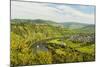 View of Moselle River (Mosel) and Puenderich Village, Rhineland-Palatinate, Germany, Europe-Jochen Schlenker-Mounted Photographic Print