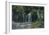 View of Mossbrae Falls - Shasta Springs, CA-Lantern Press-Framed Art Print