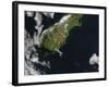 View of Most of the South Island of New Zealand-null-Framed Photographic Print