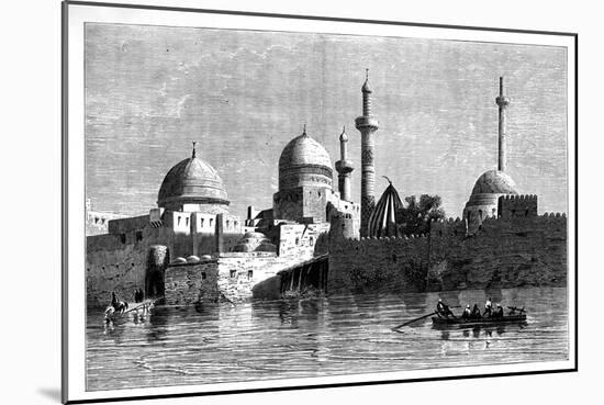 View of Mosul from the River Tigris, Iraq, C1890-null-Mounted Giclee Print
