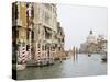 View of Motorboats on the Grand Canal, Venice, Italy-Dennis Flaherty-Stretched Canvas