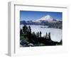 View of Mount Baker from Artist's Point, Snoqualmie National Forest, Washington, USA-William Sutton-Framed Photographic Print