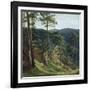 View of Mount Brocken, 1829-Christian Ernst Bernhard Morgenstern-Framed Giclee Print