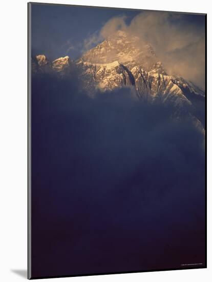 View of Mount Everest-George Silk-Mounted Photographic Print