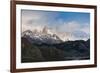 View of Mount Fitzroy (Cerro Fitz Roy) Near El Chalten-Michael Runkel-Framed Photographic Print